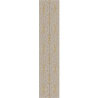 Floyd TS3013 Brown / Gold Hand-Tufted Rug - Runner 2'6" x 12'