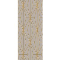 Floyd TS3013 Brown / Gold Hand-Tufted Rug - Runner 2'6" x 6'