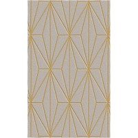 Floyd TS3013 Brown / Gold Hand-Tufted Rug - Rectangle 3' x 5'