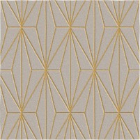 Floyd TS3013 Brown / Gold Hand-Tufted Rug - Square 4'