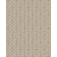 Floyd TS3013 Brown / Gold Hand-Tufted Rug - Rectangle 8' x 10'