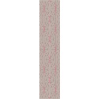 Floyd TS3013 Brown / Pink Hand-Tufted Rug - Runner 2'6" x 12'