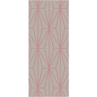 Floyd TS3013 Brown / Pink Hand-Tufted Rug - Runner 2'6" x 6'