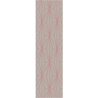 Floyd TS3013 Brown / Pink Hand-Tufted Rug - Runner 2'6" x 9'