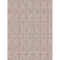 Floyd TS3013 Brown / Pink Hand-Tufted Rug - Rectangle 9' x 12'