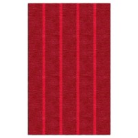 Handmade Red TVS4A094A07 Stripes Rugs