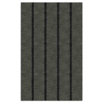 Handmade Charcoal TVS508600 Stripes Rugs