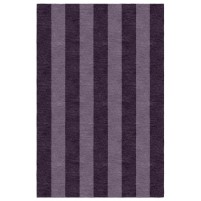 Handmade Purple VSET01EQ06 Stripe  6X9 Area Rugs