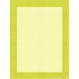 Henley Hand-Tufted Lime Green Yellow HENBORYGLMG Border Rug 5' X 8'