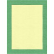 Henley Hand-Tufted Sea Green Yellow HENBORYGSEG Border Rug 5' X 8'