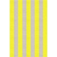Handmade Silver Yellow VSAE12DJ04 Stripe Rugs5'X8'