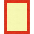 Henley Hand-Tufted Candy Red Yellow HENBORYGCDR Border Rug 5' X 8'
