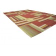 Modern Hand Tufted Wool Red 8' x 11' Rug