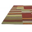 Modern Hand Tufted Wool Red 6' x 8' Rug