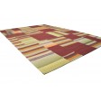 Modern Hand Tufted Wool Red 7' x 10' Rug