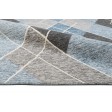 Modern Hand Tufted Wool Blue 5' x 8' Rug