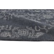 Erased Hand Tufted Wool Black 5' x 8' Rug
