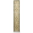 Traditional-Persian/Oriental Hand Tufted Wool Cream 2' x 14' Rug