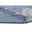 Modern Hand Tufted Wool Blue 3' x 5' Rug
