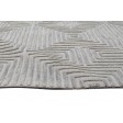 Modern Hand Tufted Wool Grey 4' x 5' Rug