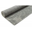 Modern Jacquard Loom Wool Silk Blend Grey 3' x 5' Rug