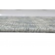 Modern Jacquard Loom Wool Silk Blend Charcoal 2' x 8' Rug