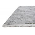 Modern Hand Woven Wool Grey 2' x 3' Rug