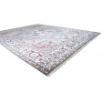 Traditional-Persian/Oriental Hand Knotted Silk Dark Grey 8' x 10' Rug