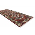 Traditional-Persian/Oriental Hand Knotted Wool Red 3' x 8' Rug