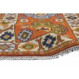Traditional-Persian/Oriental Hand Knotted Wool Orange 3' x 10' Rug