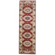 Traditional-Persian/Oriental Hand Knotted Wool Red 2' x 7' Rug