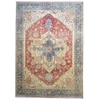 Traditional-Persian/Oriental Hand Knotted Wool Red 9' x 13' Rug