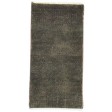 Modern Hand Knotted Wool / Silk (Silkette) Brown 2' x 3' Rug