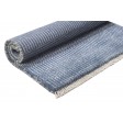 Modern Hand Knotted Wool / Silk (Silkette) Charcoal 2' x 3' Rug