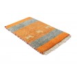 Traditional-Persian/Oriental Hand Knotted Wool Rust 1' x 2' Rug