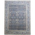 Traditional-Persian/Oriental Hand Knotted Wool Dark Grey 9' x 12' Rug