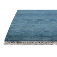 Traditional-Persian/Oriental Hand Knotted Wool Teal Blue 3' x 5' Rug