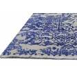 Traditional-Persian/Oriental Hand Knotted Wool / Silk (Silkette) Blue 8' x 10' Rug