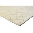 Shag Hand Knotted Wool Ivory 8' x 10' Rug