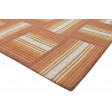 Modern Hand Tufted Wool / Silk (Silkette) Rust 5' x 8' Rug