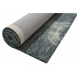 Modern Hand Tufted Wool / Silk (Silkette) Charcoal 5' x 8' Rug