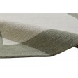 Modern Hand Tufted Wool / Silk (Silkette) Ivory 5' x 8' Rug