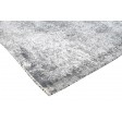 Modern Handloom Wool / Silk (Silkette) Charcoal 5' x 6' Rug