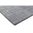 Modern Handloom Wool / Silk (Silkette) Charcoal 4' x 7' Rug