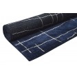 Modern Handloom Silk (Silkette) Charcoal 5' x 7' Rug