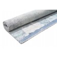 Modern Handloom Silk (Silkette) Blue 4' x 6' Rug