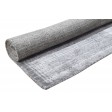 Modern Handloom Silk Dark Grey 4' x 6' Rug