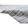 Modern Handloom Silk Charcoal 4' x 6' Rug