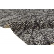Modern Hand Knotted Wool Charcoal 6' x 8' Rug