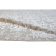 Modern Jacquard Loom Silk Grey 6' x 9' Rug